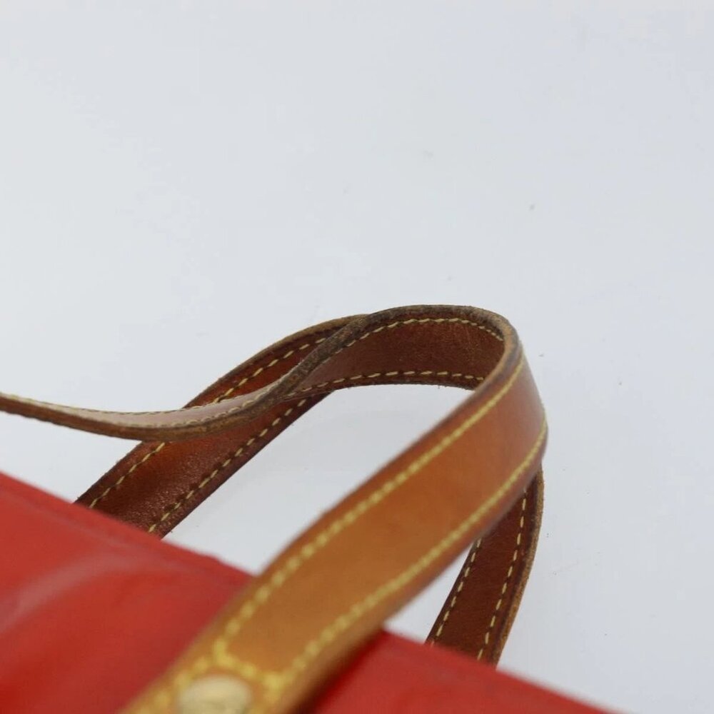 LOUIS VUITTON Monogram Vernis Reade PM Hand Bag Red Rouge M91088 LV Auth ep12416 - Picture 9 of 15